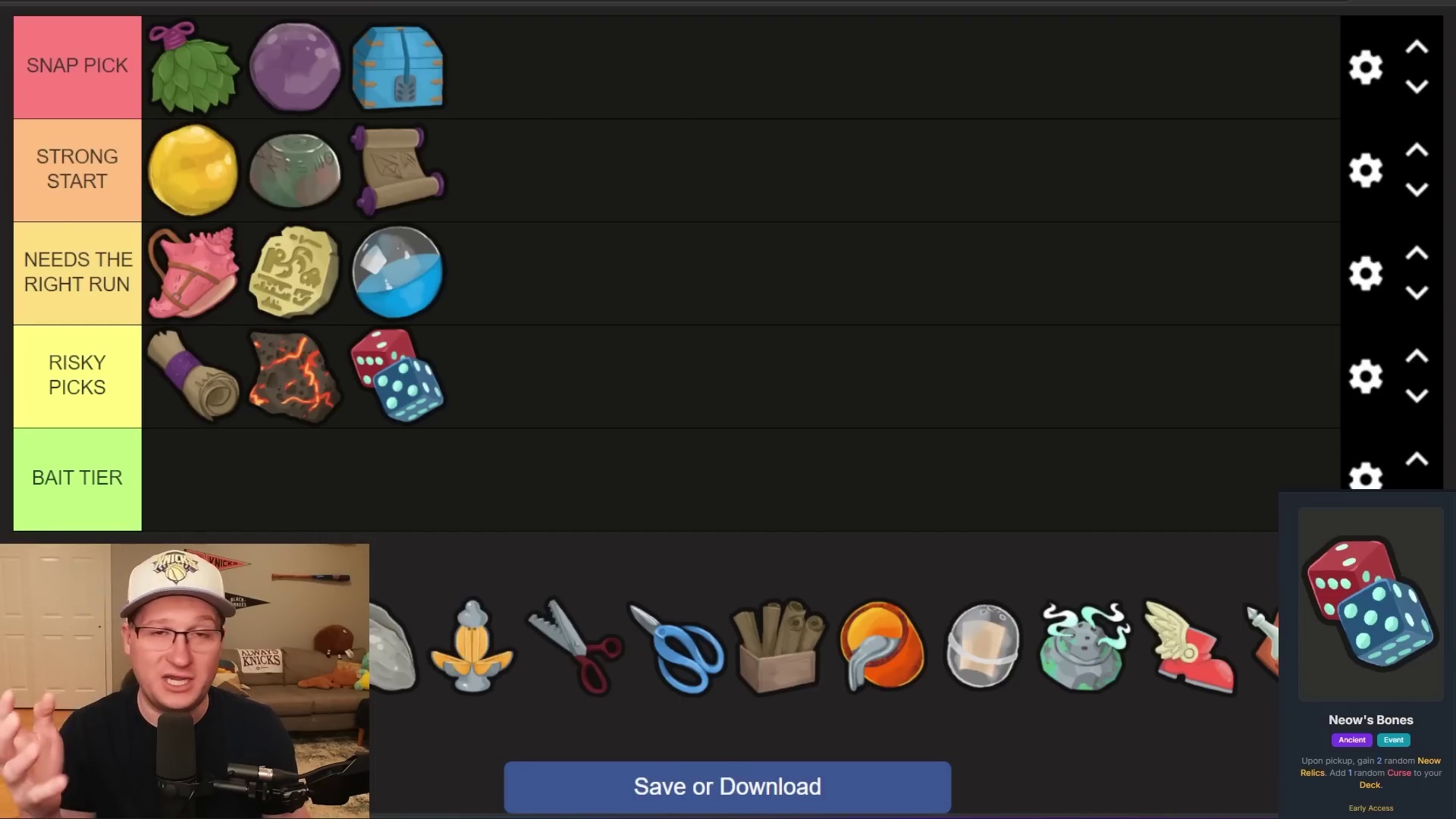 Best Neow Relics gameplay source still