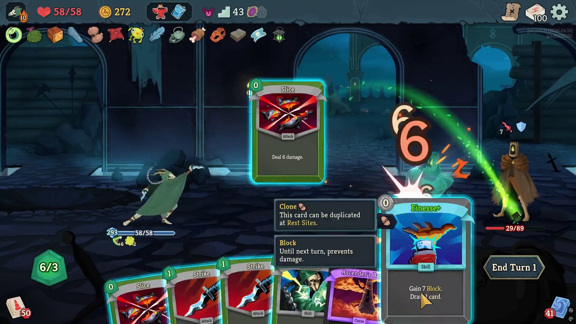 264 Card Final Boss Kill gameplay source still