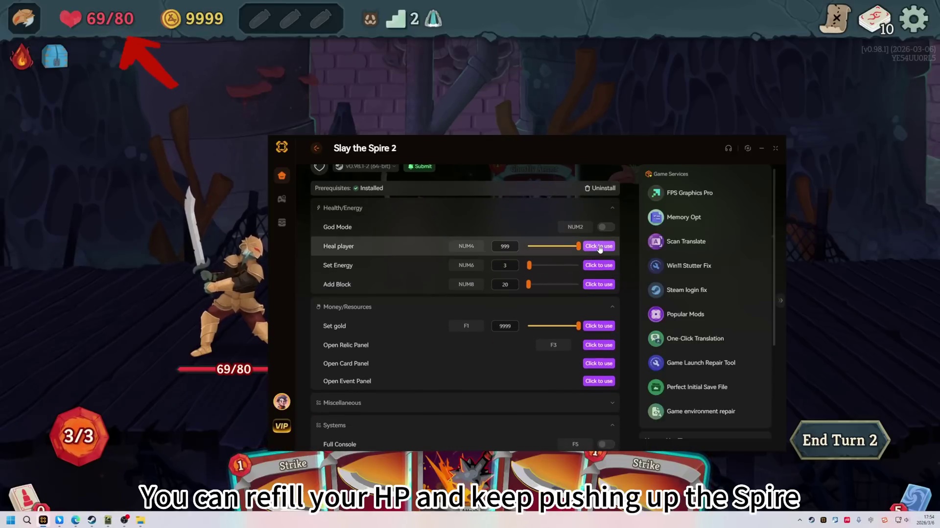Mods Are Here: Heal, Gold and Relics With Xmod gameplay source still