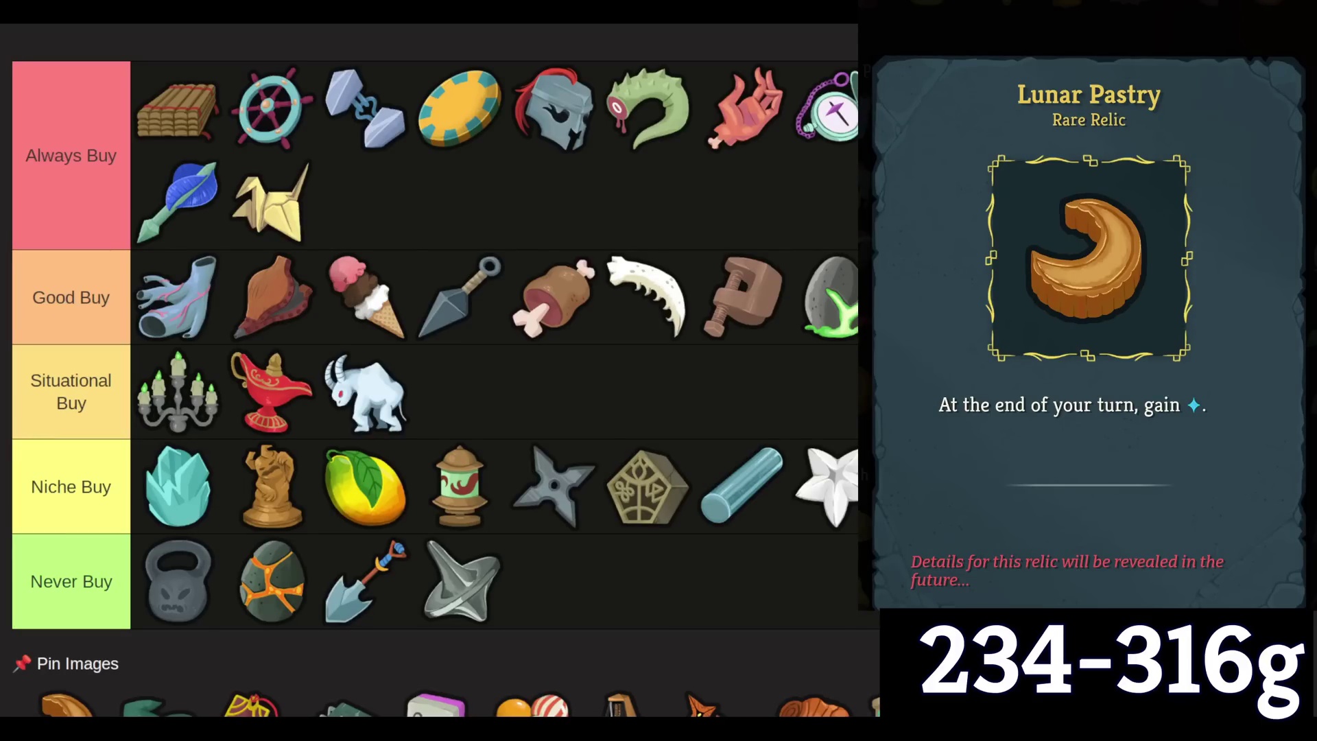 Which Relics Are Worth Your Gold gameplay source still